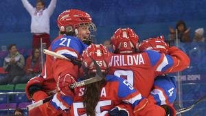 Российские хоккеистки досрочно вышли в четвертьфинал на Олимпиаде