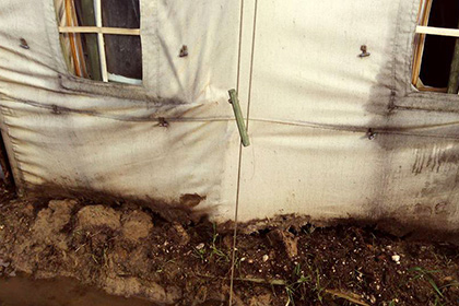 Возведенный по стандартам НАТО лагерь ВСУ смыло дождем