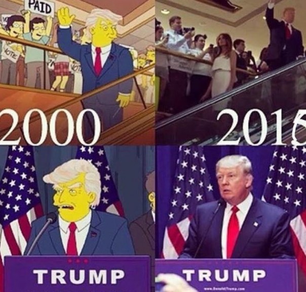 Пророчество "Симпсонов" о Трампе Пророчество "Симпсонов" о Трампе