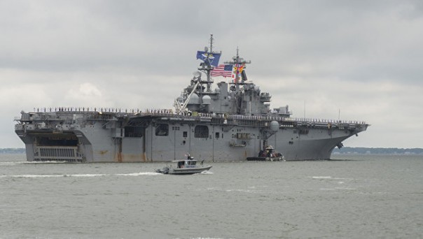 В Средиземное море вошли два десантных корабля ВМС США