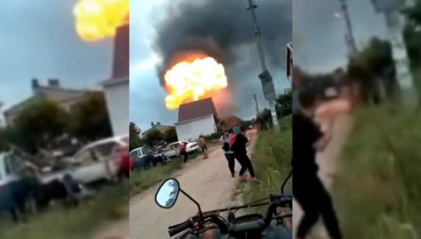 Мощный взрыв прогремел на хуторе под Краснодаром