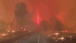 Город Парадайс в Калифорнии уничтожен огненным смерчем (Видео)