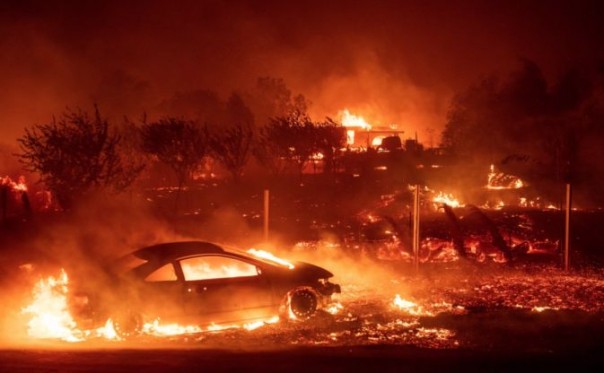 Трамп заявил о катастрофическом ущербе от пожаров в Калифорнии. Число жертв возросло до 23, более ста человек числятся пропавшими без вести