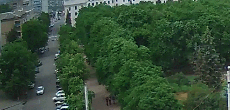 Налет на здание ОГА Луганска Налет на здание ОГА Луганска