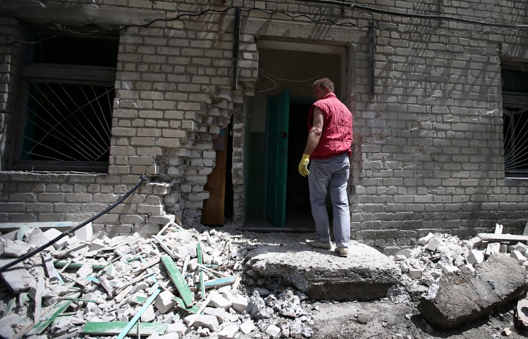 Ополченцы: украинские силовики ночью вели массированный обстрел Краматорска Ополченцы: украинские силовики ночью вели массированный обстрел Краматорска