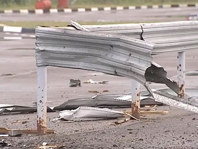 При обстреле российского КПП "Гуково" таможенники не пострадали При обстреле российского КПП "Гуково" таможенники не пострадали