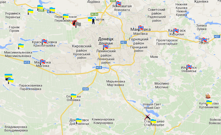 Сводка военных событий в Новороссии за 24.07.2014 Сводка военных событий в Новороссии за 24.07.2014