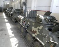 В Киеве "разбомбили" бронетанковый завод