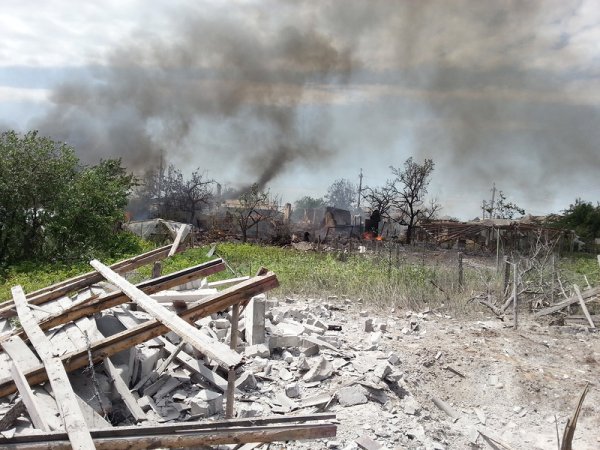 Жертвы украинских стервятников в Станично-Луганском районе Луганской области, п. ст. Кондрашевка