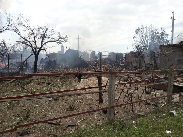 Жертвы украинских стервятников в Станично-Луганском районе Луганской области, п. ст. Кондрашевка