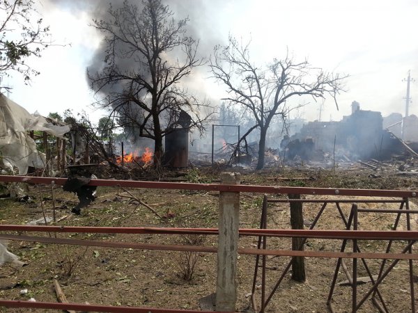 Жертвы украинских стервятников в Станично-Луганском районе Луганской области, п. ст. Кондрашевка