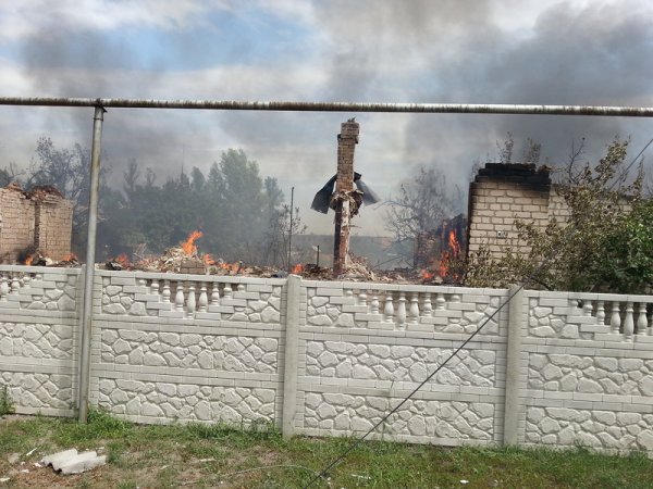 Жертвы украинских стервятников в Станично-Луганском районе Луганской области, п. ст. Кондрашевка