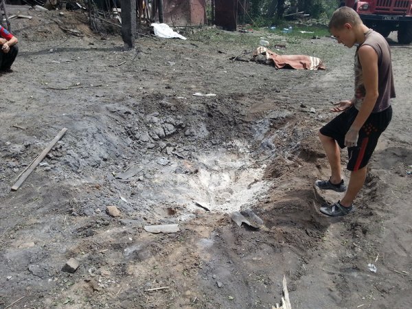 Жертвы украинских стервятников в Станично-Луганском районе Луганской области, п. ст. Кондрашевка