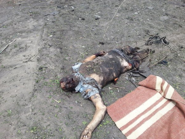 Жертвы украинских стервятников в Станично-Луганском районе Луганской области, п. ст. Кондрашевка