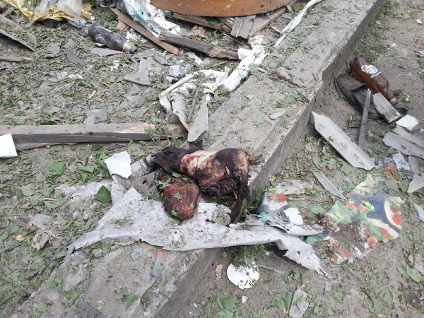 Жертвы украинских стервятников в Станично-Луганском районе Луганской области, п. ст. Кондрашевка