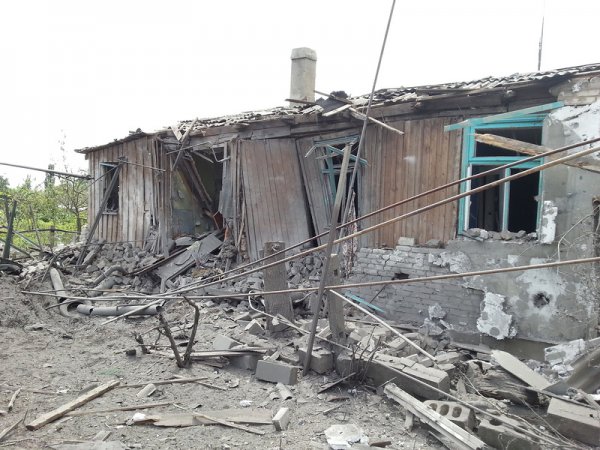 Жертвы украинских стервятников в Станично-Луганском районе Луганской области, п. ст. Кондрашевка