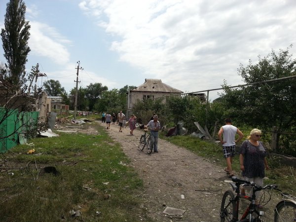 Жертвы украинских стервятников в Станично-Луганском районе Луганской области, п. ст. Кондрашевка