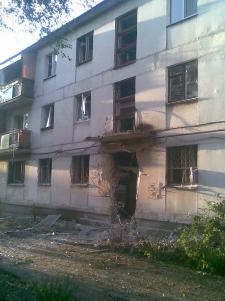 Северодонецк. Ночная бомбардировка.