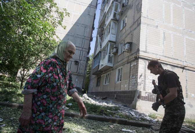 Новые обстрелы Донецка Новые обстрелы Донецка