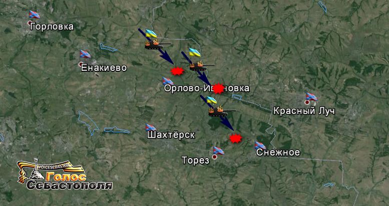 Сводка военных событий в Новороссии за 07.08.2014 Сводка военных событий в Новороссии за 07.08.2014