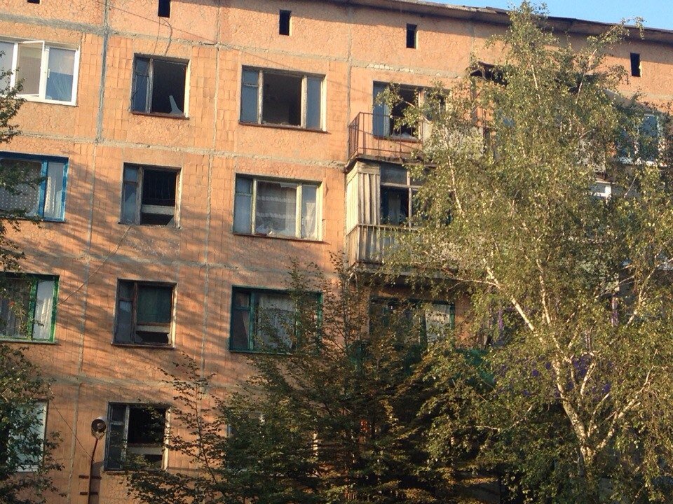 Поселок Гольма под Горловкой, последствия обстрела украинских карателей, 10 августа Поселок Гольма под Горловкой, последствия обстрела украинских карателей, 10 августа