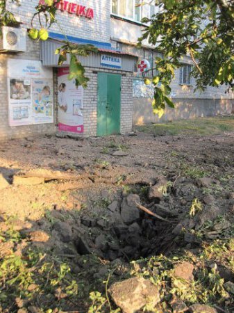 Последствия обстрела Иловайска 10.08.14 Последствия обстрела Иловайска 10.08.14