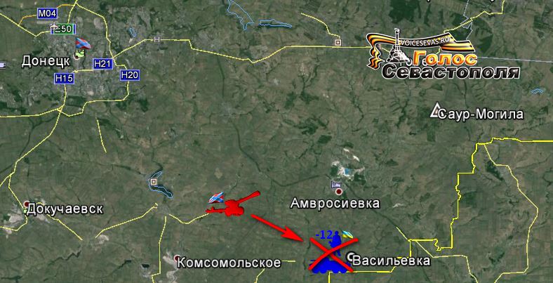 Сводка военных событий в Новороссии за 23.08.2014