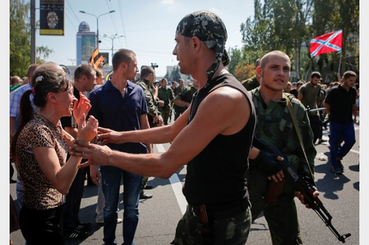 Нацисты осатанели от парада пленных украинских фашистов в Донецке