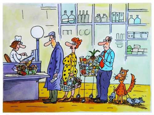 Киевляне массово закупают продукты впрок  