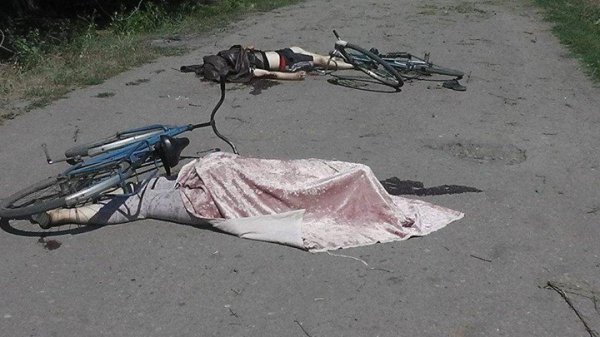 Военные преступления киевской хунты (18+). Последствия ночных обстрелов и бомбежки Донецка