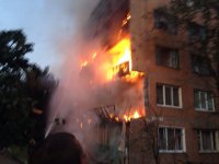 Поселок Гольма под Горловкой, последствия обстрела украинских карателей, 10 августа