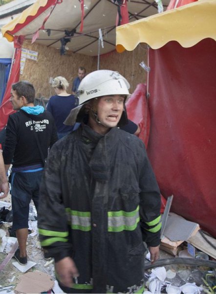 Артобстрел железнодорожного вокзала Донецка