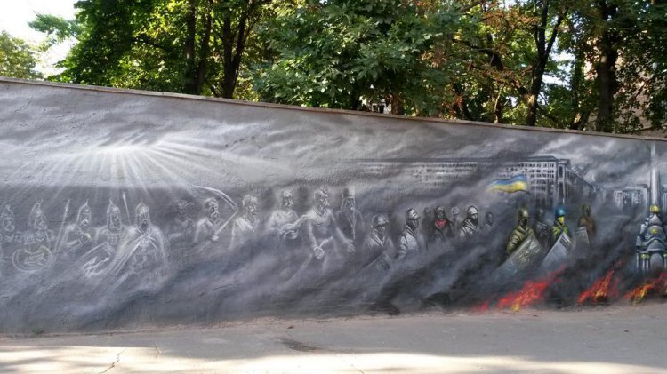 В Одесской области снесли памятник «Небесной сотне» В Одесской области снесли памятник «Небесной сотне»