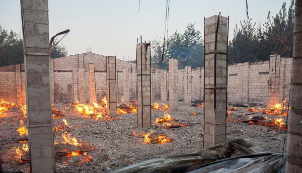 Макеевка. Обстрел улицы Ушакова 5-09-2014 (Фото, видео)