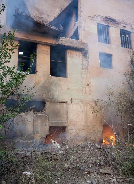 Макеевка. Обстрел улицы Ушакова 5-09-2014 (Фото, видео)