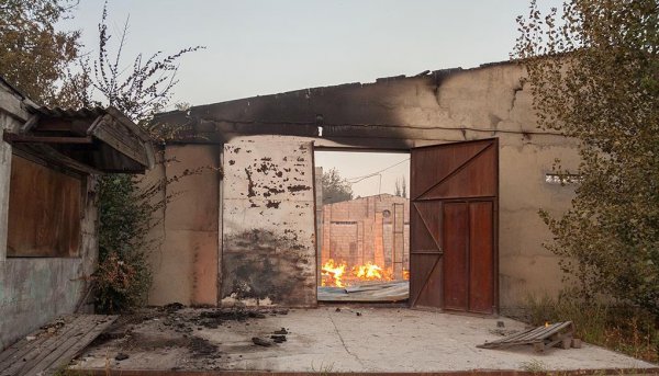 Макеевка. Обстрел улицы Ушакова 5-09-2014 (Фото, видео)