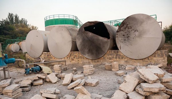 Макеевка. Обстрел улицы Ушакова 5-09-2014 (Фото, видео)