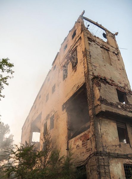 Макеевка. Обстрел улицы Ушакова 5-09-2014 (Фото, видео)