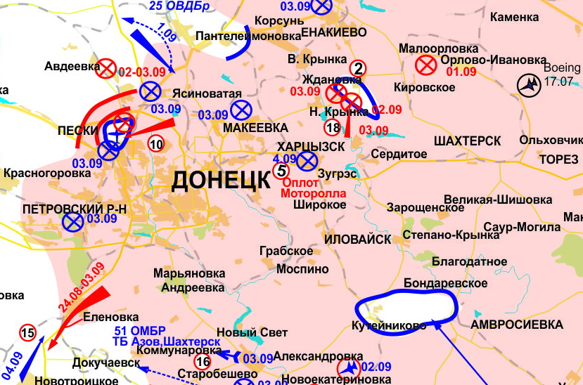 Сводка военных событий в Новороссии за 07.09.2014 Сводка военных событий в Новороссии за 07.09.2014