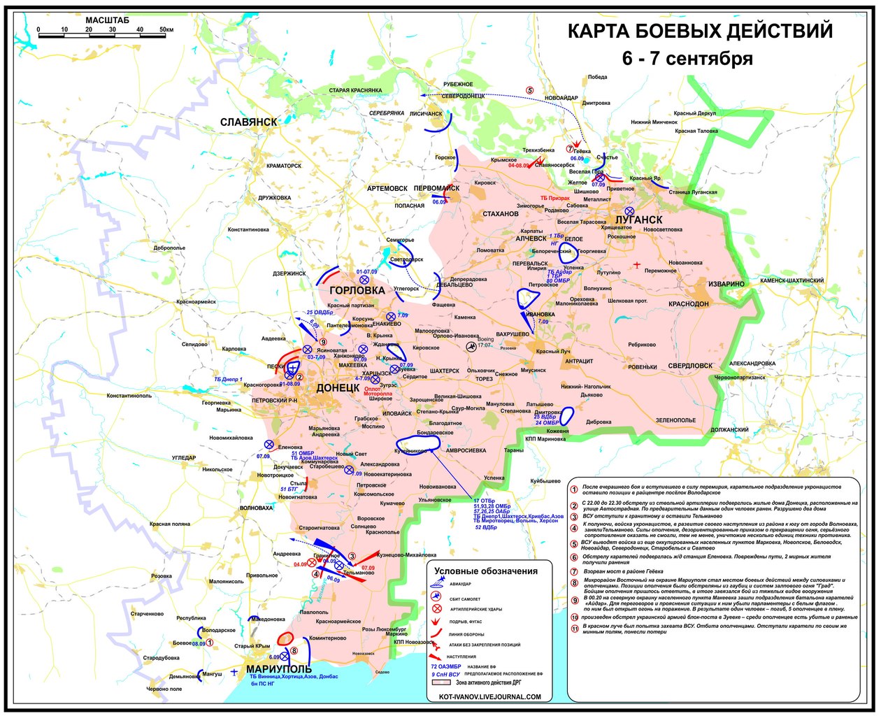Сводки от ополчения Новороссии 09.09.2014 Сводки от ополчения Новороссии 09.09.2014