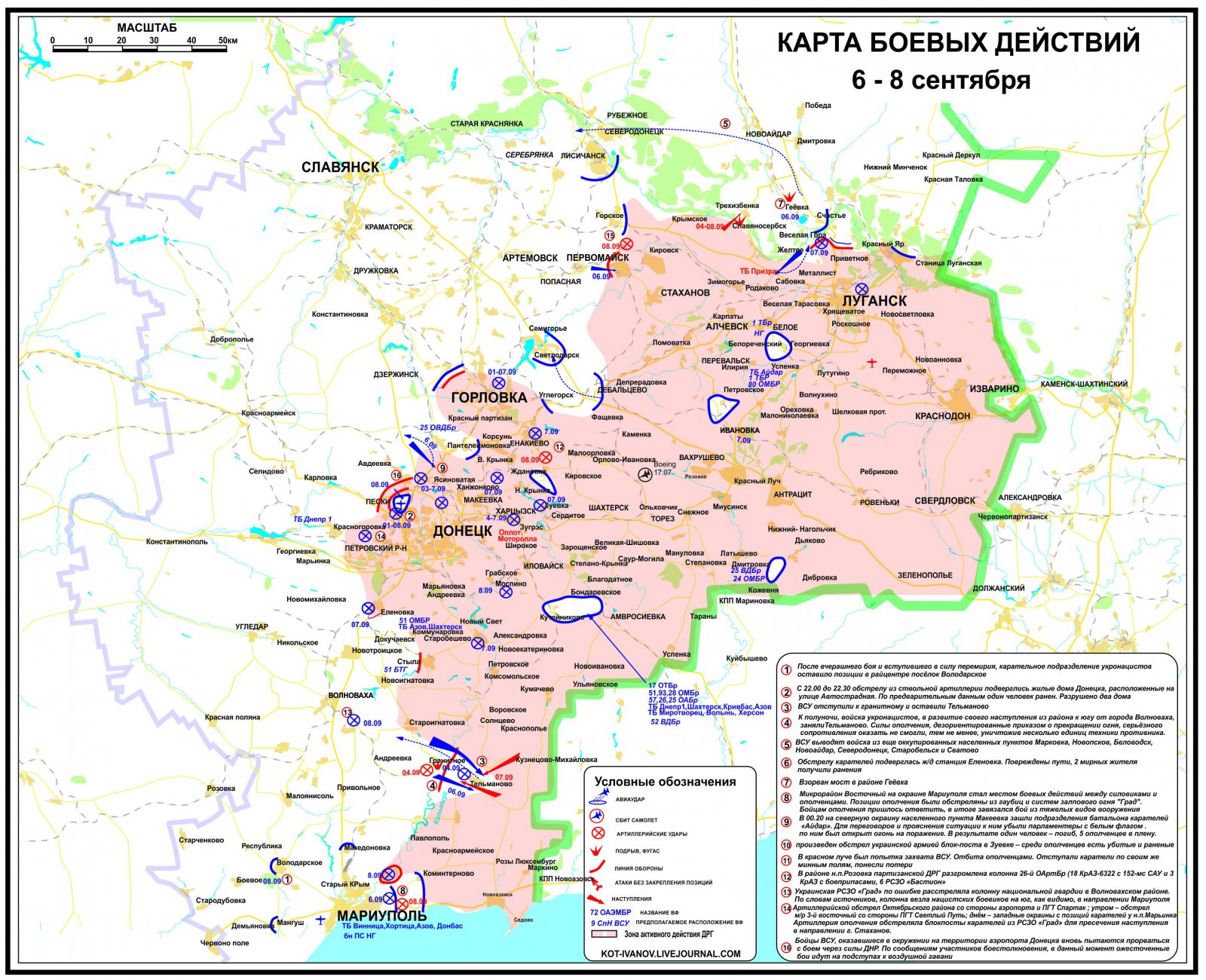 Сводки от ополчения Новороссии 09.09.2014 Сводки от ополчения Новороссии 09.09.2014