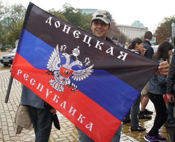 В столице Болгарии прошла акция против спецоперации на востоке Украины В столице Болгарии прошла акция против спецоперации на востоке Украины