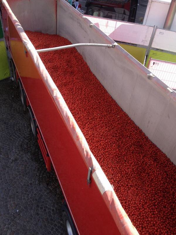 Голландцы устроили безотходные помидорные бои в знак протеста против продуктовых санкций РФ Голландцы устроили безотходные помидорные бои в знак протеста против продуктовых санкций РФ