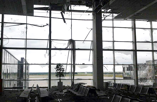 Бойцы «Правого сектора» блокированы у донецкого аэропорта Бойцы «Правого сектора» блокированы у донецкого аэропорта