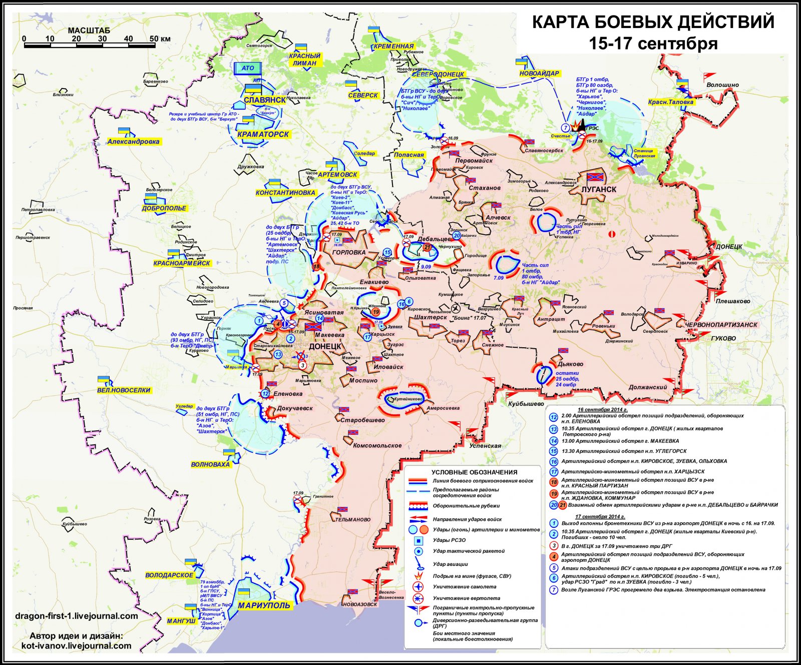 Сводка военных событий в Новороссии за 18.09.2014 Сводка военных событий в Новороссии за 18.09.2014