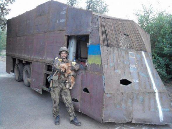 Ополченцы захватили транспорт у Орков