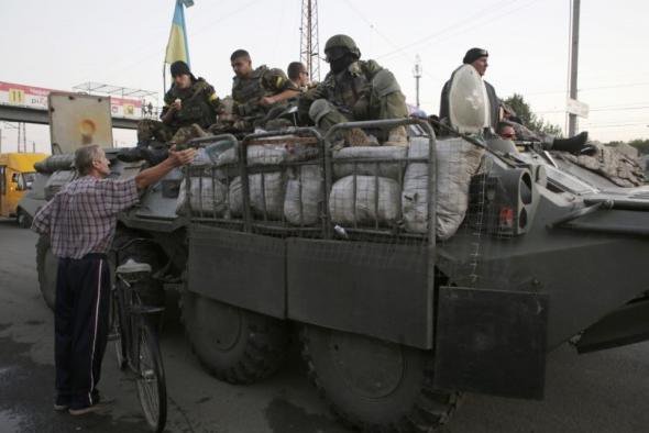 Ополченцы захватили транспорт у Орков