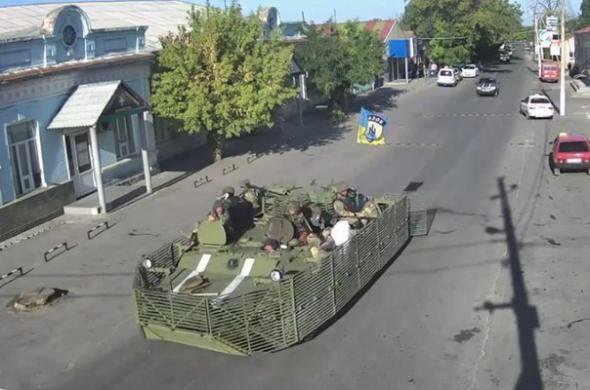 Ополченцы захватили транспорт у Орков