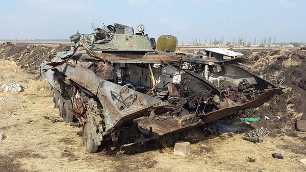 Ополченцы разгромили позиции украинских карателей у поселка Победа Ополченцы разгромили позиции украинских карателей у поселка Победа