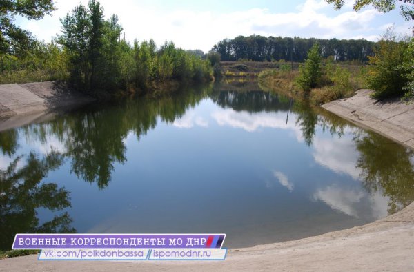 Каратели Порошенко повредили трубы 4-го подъёма канала «северский Донец – Донбасс»